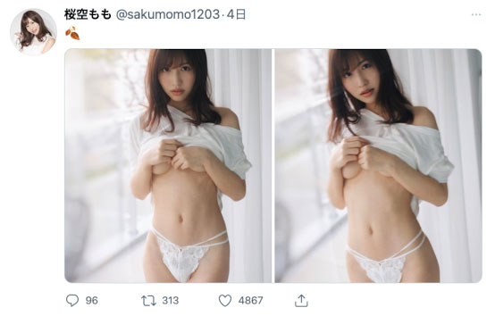 桜空もも(樱空桃，Sakura-Momo)作品IPX-812封面预览及内容赏析-知乐社